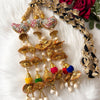 Luxury Handcrafted Punjabi Bridal Paranda with Golden Tassels & Cowrie Shells