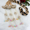 Royal Pearl & Pastel Beaded Bridal Paranda